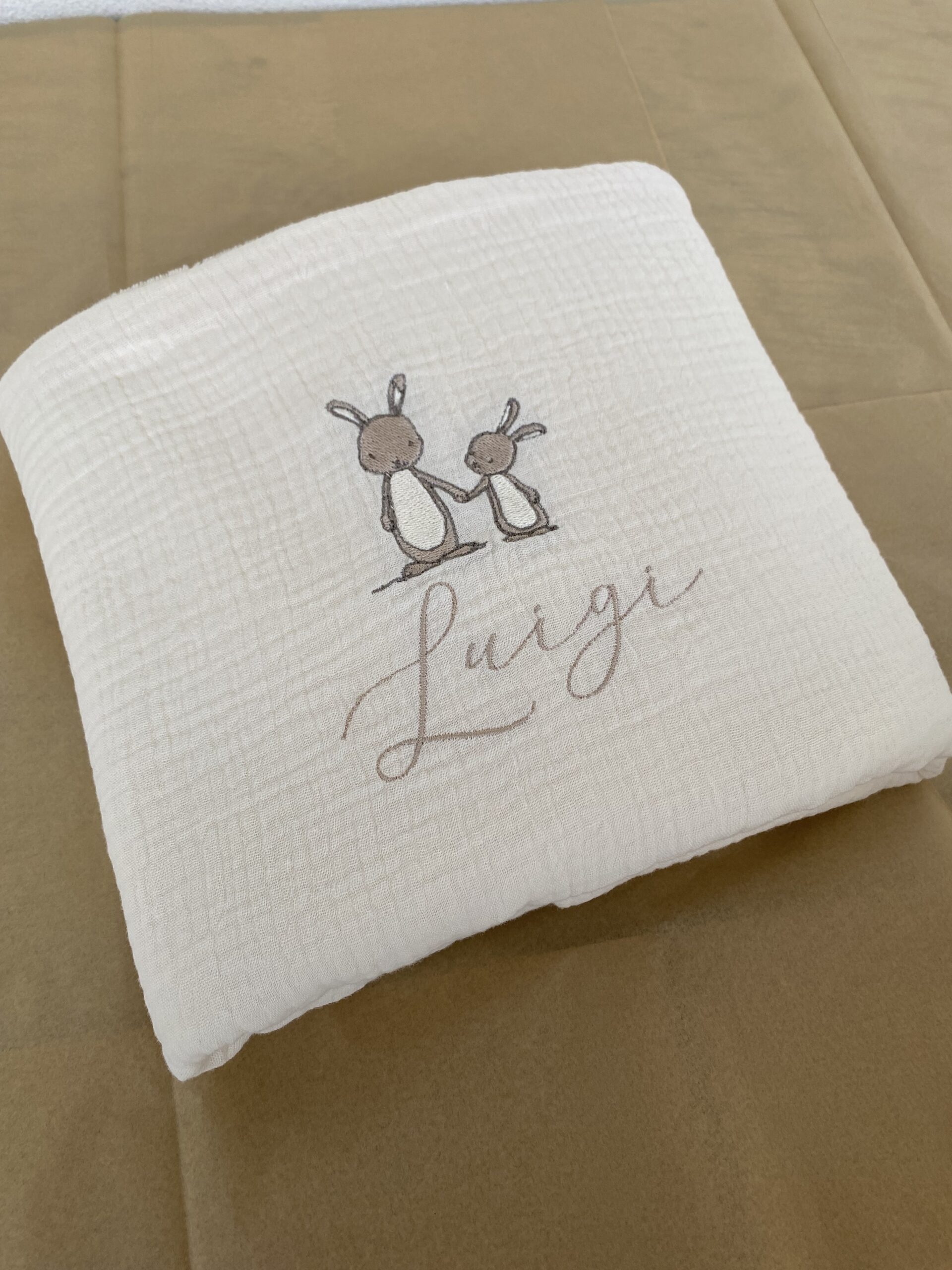 Copertina in pile e mussola di cotone o jersey - immagine 6
