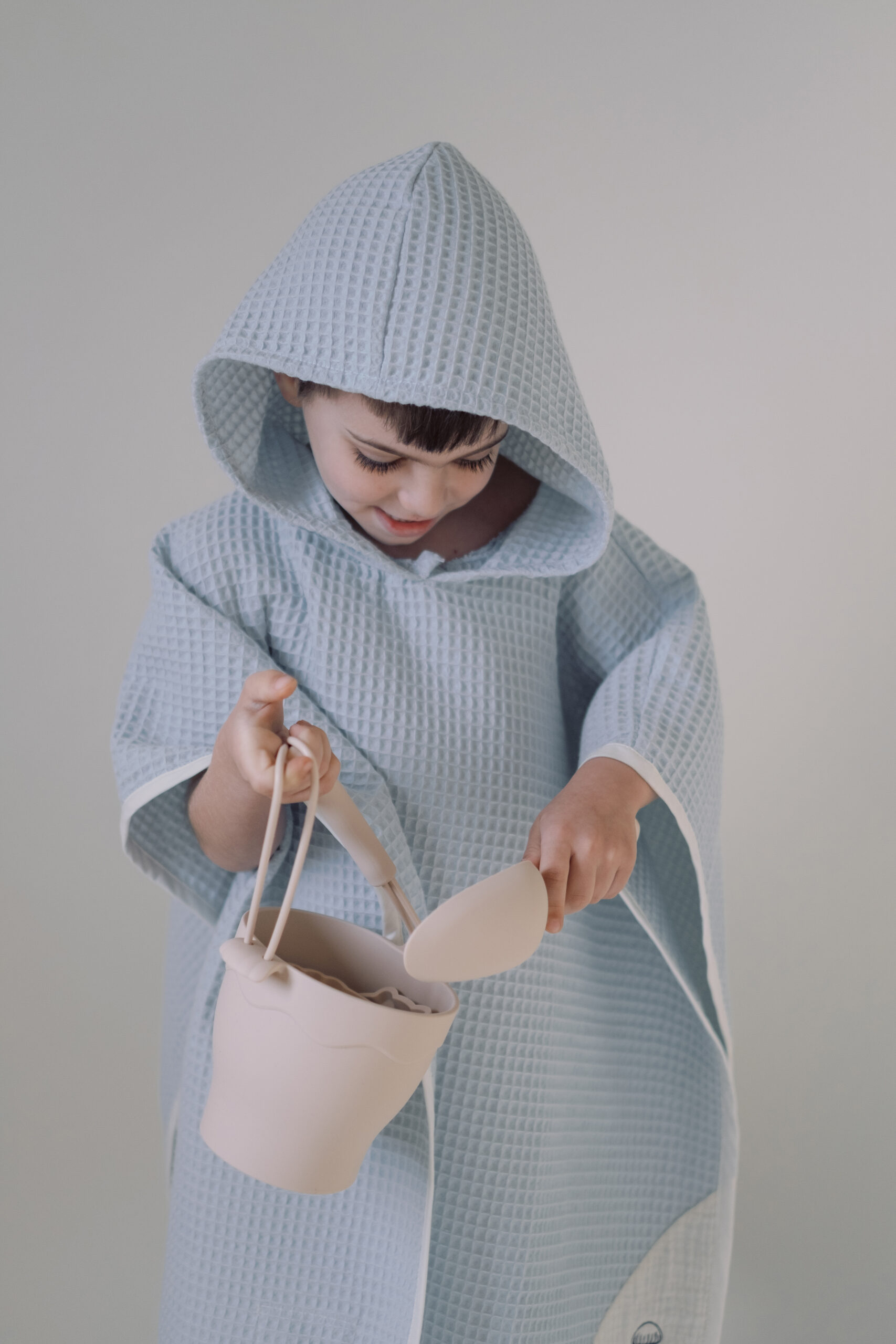 Poncho mare - color Cielo d’Estate - immagine 6